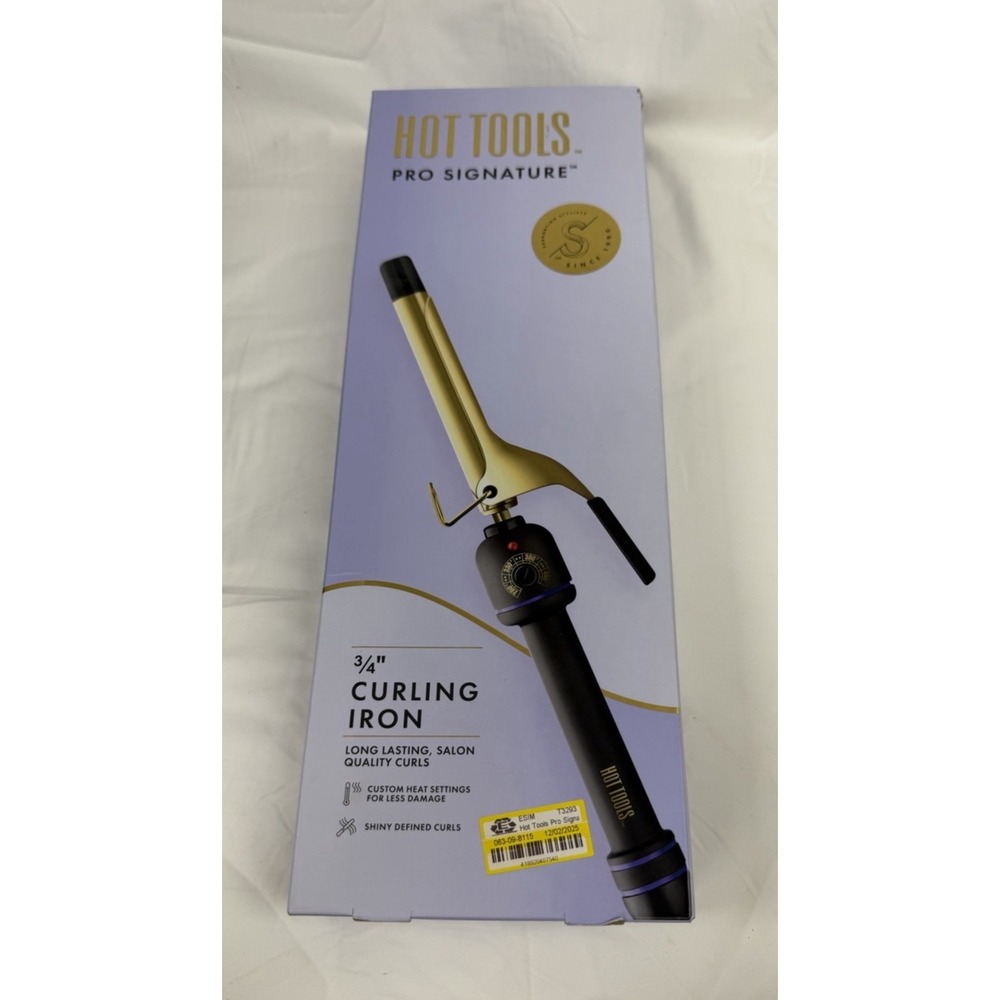 Hot Tools 1 "  Curling Iron for Beginners Long-Lasting Results up to 430℉